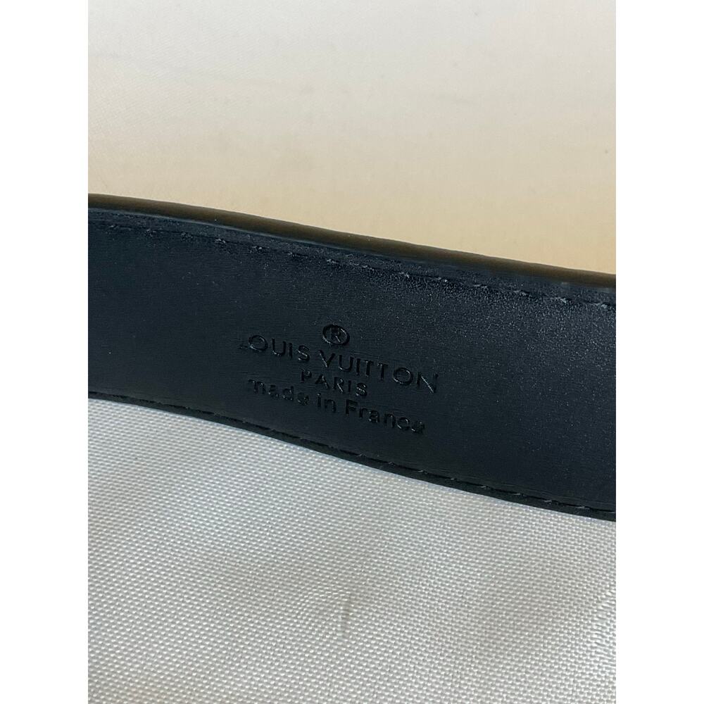 Pre-Owned Louis Vuitton Belt, Black- Size 46 - Picture 4 of 9